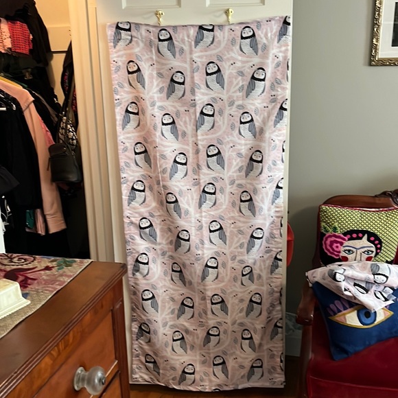 Wayfair Basics Other - Owl room darkening rod pocket curtain panels set of 2. Never used from Wayfair.